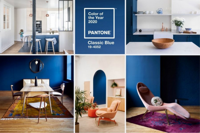 Pantone - Klasická modrá (Classic Blue)